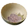 Fabricante Haiqing Piedra Flint Negro Taza de Té Cerámica Taza de Maestro Taza Individual Taza de Degustación Flor de Hibisco Taza de Té Juego de Té Kung Fu