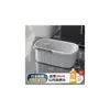 Cubo plano rectangular plegable para mopa, cubo individual, cubo de agua para fregar, cubo cuadrado de plástico, cubo para fregar suelos doméstico