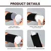 Porta-Lenços para Carro Feito Sob Medida para Restaurantes, Porta-Lenços Preto e Branco Liso Atacado, Porta-Lenços Promocional para Carro