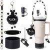 Accesorios Decorativos Stanley Correa de Mano de Cuerda Trenzada Estuche para Labial Llavero Duende Briqueta Funda de Silicona Antideslizante para Taza