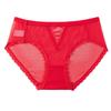 Ropa Interior Sexy para Mujer Estilo Pura Pasión con Cortes de Malla de Cintura Baja, Delgada, Semitransparente, Atractivos Bordes de Encaje, Bragas Sexy para Mujer