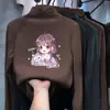 Camada base para meninas, camiseta de fleece com gola alta parcial para crianças, outono e inverno, peça íntima quente versátil, blusa de manga comprida para crianças mais velhas