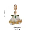 Adornos de Navidad DIY Pulsera Collares Colgantes Adornos Hechos a Mano Árbol de Navidad Campanas Accesorios de Papá Noel