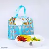Bolsa para vajilla de tela Oxford Bolsa de almuerzo de tela Oxford personalizada Bolso bandolera para almuerzo Bolsa para lonchera aislada 600D