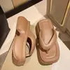 Chinelos Plataforma Aumentada Verão Feminino Roupa Externa Nova Celebridade da Internet Moda Antiderrapante Eva Sensação de Merda Sandálias de Praia