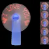 Suministros del Fabricante Regalos Publicitarios, Recuerdos de Eventos, Ventiladores LED Portátiles de Mano Mini con Letras Parpadeantes