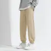 Pantalones de Chándal Retro Americanos para Hombre Otoño Negro Primavera/Otoño Japonés Pantalones de Hombre Sueltos Casuales Largos para Hombre
