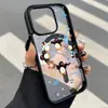 Pinguim Estilo Ins com Design de Coração Adequado para iPhone 18 Pro Capa de Telefone Magnética de Acrílico Fosco 16 Fábrica de Nicho