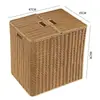 Cesta de Lavandería Estilo Nórdico con Tapa, Contenedor Grande para Ropa Sucia para Baño, Cesto de Lavandería por Wan Hongzhi