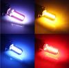 Luz LED de silicona T10 4014 24SMD para coche, luz de matrícula, luz de lectura, luz de contorno, luz de coche de 12 V