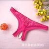 Fabricantes de roupas íntimas sensuais atacado de calcinhas femininas T-pants tanga tentação sexy pérola virilha calcinhas de malha