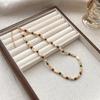 Collar de Cuentas de Piedra Natural Dopamina para Mujer 2025 Nuevo Lujo Ligero de Alta Gama Nicho Cadena Clavícula Gargantilla Accesorios