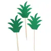 Tarjeta de Pastel de Hierba Verde Pastoral Hierba Verde Mori Planta Decoración de Pastel de Cumpleaños Enchufe Mesa de Postres Enchufe