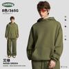 Ropa de Hombre Transfronteriza Lujo Ligero Gama Alta Sudadera de Terciopelo para Hombre Color Sólido Holgada Casual Sudadera con Capucha Marca de Tendencia Stock Listo Mayoreo
