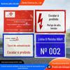 Sinalização de Segurança, Sinalização Elétrica, Sinais de Alerta de Segurança Contra Incêndio para Oficina de Produção, Placas de Numeração de Postes de Energia, Sinais Refletivos Esmaltados