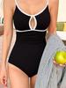 2025 Nuevo Traje de Baño Entero Triangular para Mujer Cubre Vientre Adelgazante Vacaciones de Playa Aguas Termales Traje de Baño para Mujer [una generación de cabello]]