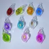 Concha de caracol luminosa colorida DIY cola de creme chaveiro bolsa brincos pingente acrílico acessórios de joia