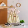 Conjunto de Falda con Tirantes y Top de Color Liso para Bebé Estilo Coreano Moda para Niña Pequeña Conjunto de Dos Piezas Moderno