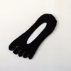 Calcetines de Cinco Dedos para Mujer Lisos de Verano Fino de Terciopelo Sin Gancho Calcetines de Cinco Dedos para Yoga para Mujer de Boca Baja Invisibles Calcetines para Mujer