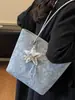 Bolso Tote Estampado de Moda para Mujer 2025 Nuevo Gran Capacidad Textura Simple Bolso de Hombro Bolso Casual para el Trabajo y el Viaje