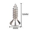 Tornillos autorroscantes de acero inoxidable 304 con cabeza avellanada cruzada, tornillos para madera, tornillos autorroscantes para madera, tornillos autorroscantes M4, venta al por mayor