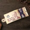 Cartera para Hombre Corta de Lona Impresión de Billetes de Dólar Monedero Creativo para Monedas Bolso para Tarjetas de Mujer Cartera Pequeña de Exportación Regalo