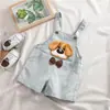 Ropa pequeña al por mayor para niños y niñas ropa de bebé para niños overoles jeans mameluco de verano para bebés pantalones cortos