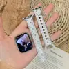 Correa Adecuada para Apple s12 iwatch muñeca galaxia estrella colgante moda lujo ligero pulsera de muñeca para mujer