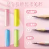 Tapa de Lápiz Transparente de Colores Deli para Estudiantes de Primaria Cubierta Protectora para la Punta del Lápiz Extensor Tapa de Lápiz Soporte para Lápiz Dropshipping