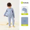 LyocellDududu Hogar Ropa de Otoño para Niños Pantalones de Otoño Invierno Juego de Ropa Interior para Niños Ropa Caliente para Niñas Otoño Invierno Nuevo