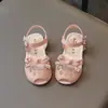 Sapatinhos de Renda Vazados para Bebê Verão 2026 Novos Sapatos de Princesa para Meninas Sapatos para Bebês Engatinhando