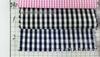Tela Jacquard a Cuadros Blanco y Negro Teñida con Hilo de Fábrica Camisa Moda Juvenil Tela