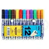 Kit de canetas para quadro branco cor escudo 12 cores não tóxicas apagáveis ponta grossa professores alunos tinta multicolorida