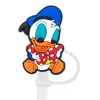 Tapa de Popote de 10 mm Mickey Mouse Pato Donald Aplicable Taza de Agua Stanley Venta Caliente Transfronteriza Tapón de Popote a Prueba de Polvo