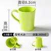 Tazas de vajilla de melamina para restaurantes comerciales, tazas de té pequeñas, tazas con asa de imitación porcelana, vasos de agua
