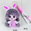 Chaveiros de Pelúcia de Coelho e Sapo Famosos da Internet, Charms Fofos de Animais de Pelúcia para Bolsas, Pequenos Presentes para Venda Ambulante e Atacado