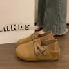 Pantuflas de media caña versátiles sin cordones de suela gruesa todo incluido para mujer, zapatos de moda estilo Birkenstock de dos vías nuevos para otoño 2026 para mujer