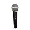 Microfone com Fio Gs-55 para KTV Doméstico, Palco, Conferência, Apresentação de Casamento, Atacado do Fabricante, Plástico + Dourado