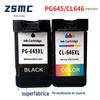 Cartucho Mengxiang Compatível Canon PG645 CL646 para Impressora MG2560 TS3160 3166 TS3165