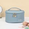 Bolsa de Cosméticos Transfronteriza Gran Capacidad Modelo Nuevo 2026 PU Impermeable Portátil para Viaje de Mujer Bolsa de Almacenamiento al por Mayor