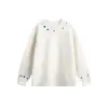 Suéter Cattee Tendência Americana com Design de Gola para Homens e Mulheres, Suéter Solto de Outono e Inverno para Casais, Top Casual