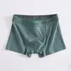 Ropa interior de algodón para hombre Entrepierna de algodón Alta elasticidad Cintura media Boxer para niño Ropa interior Boxer para estudiante del año de nacimiento