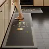 Alfombra de Cocina Estilo Dibujos Animados Absorbente de Agua y Resistente a la Suciedad Suave Alfombra de Piso de Barro Diatomeas Separación de Seco y Húmedo para el Hogar Felpudo Antideslizante para Cabello