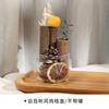 Canela Não-fogo Aromaterapia Cup ins Estilo Expansão de Sabor Criativo Feito à Mão Flor Eterna Ornamentos de Flores Secas diy Material Presente de Natal