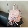 Mochila Transfronteriza Moda para Mujer Diseño Nicho Casual Estilo Coreano Mochila Escolar para Estudiantes Bolso Balde Mochila de Viaje Ligera