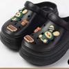 Sapatos Coelho Infantil Meninos Crianças Médias e Grandes Verão Roupa Exterior Respirável Sola Grossa Sapatos de Praia Bebê Menina Fofo Interior