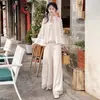 Hanfu Nuevo para Adultos Versátil para el Día a Día Nuevo Estilo Chino Bordado Nacional Conjunto Delgado 2025 Nuevo Estilo Primavera y Otoño