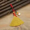 2026 Festival del Bote del Dragón Escoba Pequeña Decoración de Mesita de Noche para Bebé Escoba de Hilo Dorado Mudanza a Casa Nueva Buena Suerte Escoba Hecha a Mano Venta al por Mayor