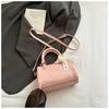 Bolso Boston bandolera simple de aspecto elegante para mujer 2025 Verano Nueva Moda Moda Nicho