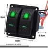 Carregador de Carro Acessórios Mais Vendidos para Iates, Carros, Veículos Off-Road e Barcos: Peças de Modificação com Botão de Interruptor, Carregador de Carro com Interruptor de Duas Posições